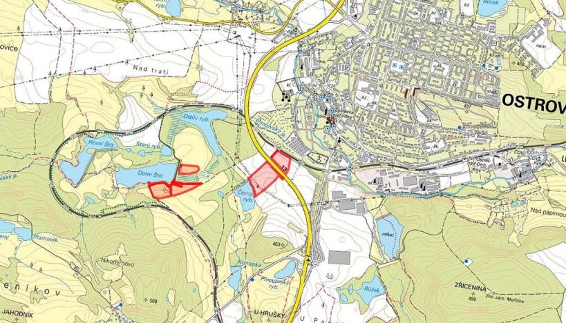 Prodej louky, Ostrov, 55877 m2