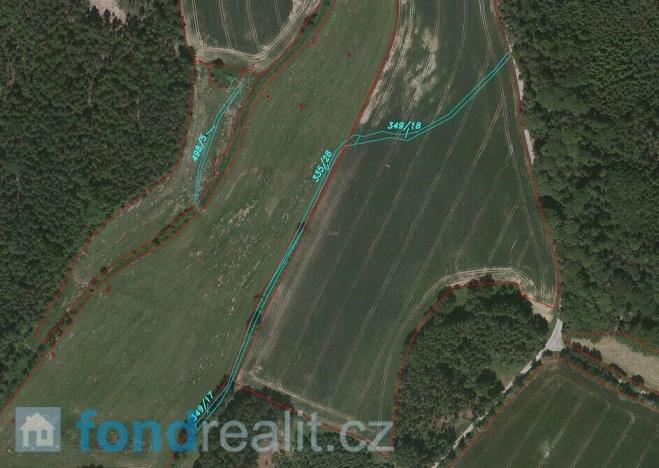 Prodej pole, Horní Radouň, 3863 m2