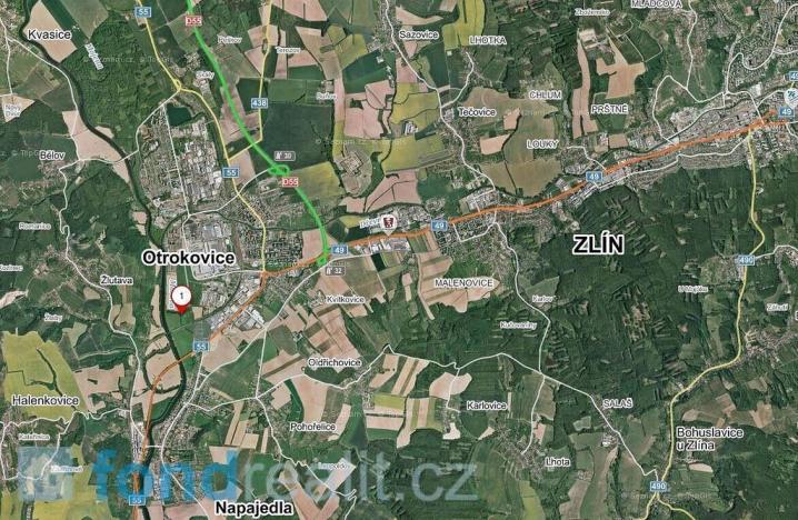 Prodej pozemku, Otrokovice, 810 m2