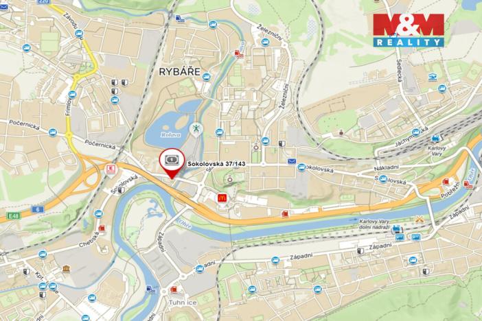 Pronájem obchodního prostoru, Karlovy Vary - Rybáře, Sokolovská, 33 m2