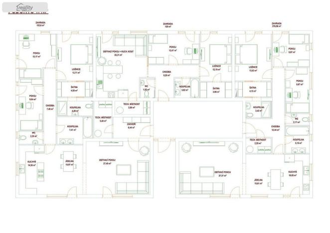 Prodej bytu 4+kk, Brandýs nad Labem-Stará Boleslav - Brandýs nad Labem, Královická, 110 m2
