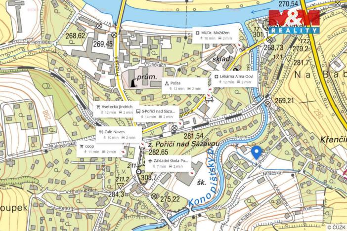 Pronájem bytu 2+kk, Poříčí nad Sázavou, Potoční, 61 m2