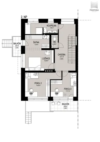 Prodej kanceláře, Brno, Obecní, 287 m2