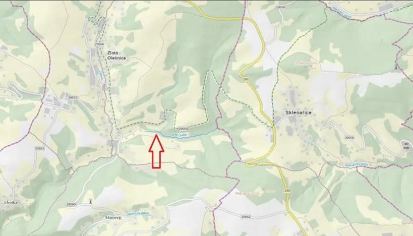 Prodej pozemku, Zlatá Olešnice, 251 m2