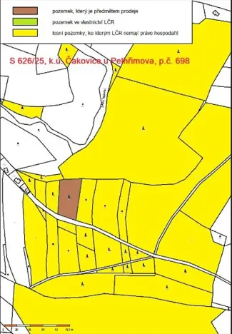 Prodej lesa, Pelhřimov, 1759 m2