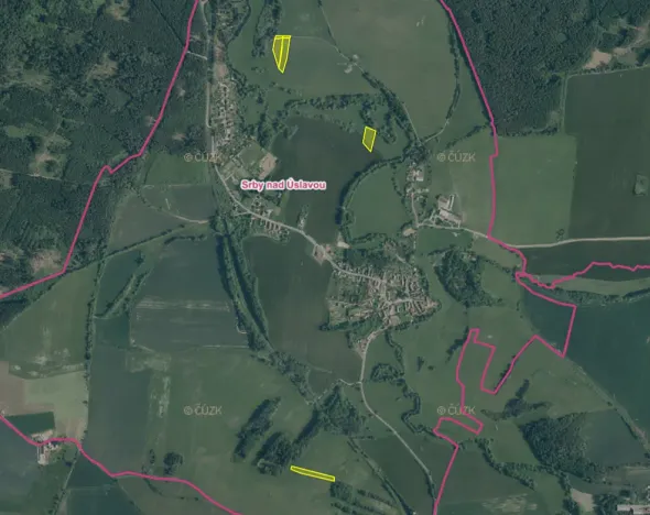 Prodej pole, Srby, 2662 m2