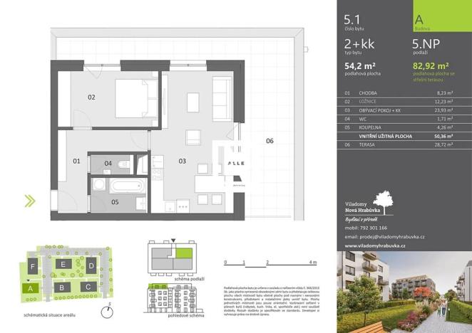 Prodej bytu 2+kk, Ostrava, 54 m2