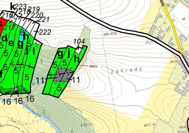 Dražba lesa, Žďárec, 4395 m2