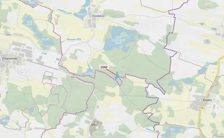 Dražba lesa, Hradiště, 6519 m2