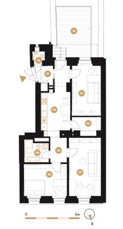 Pronájem bytu 3+1, Praha - Vinohrady, Francouzská, 71 m2