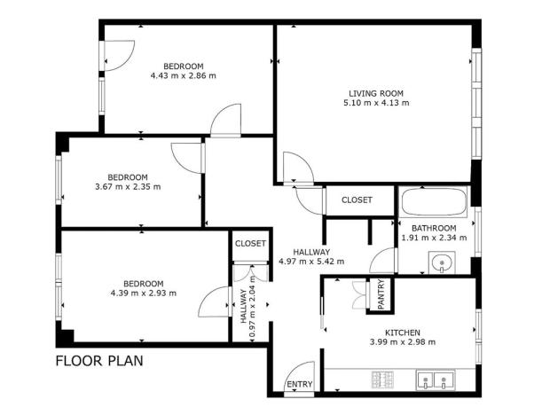 Prodej bytu 4+1, Hodonín, Slunečná, 91 m2