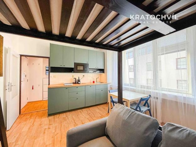 Pronájem bytu 1+kk, Praha - Karlín, Thámova, 24 m2