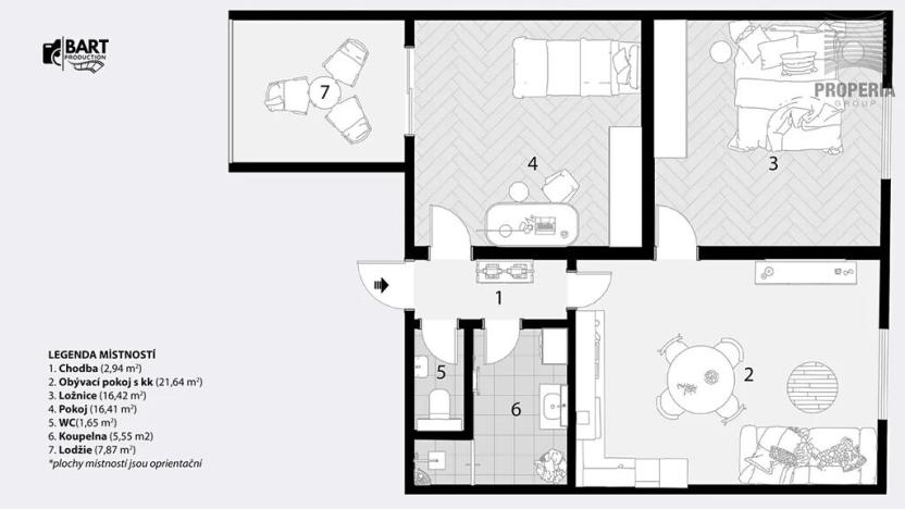 Prodej bytu 3+kk, Kobylnice, Uzavřená, 73 m2