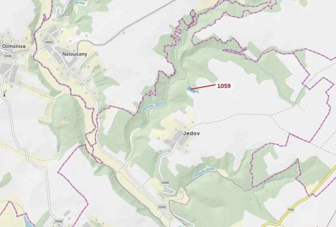 Dražba lesa, Náměšť nad Oslavou, 3646 m2