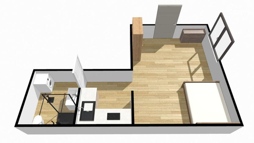 Pronájem bytu 1+1, Praha - Dubeč, náměstí U lípy svobody, 32 m2