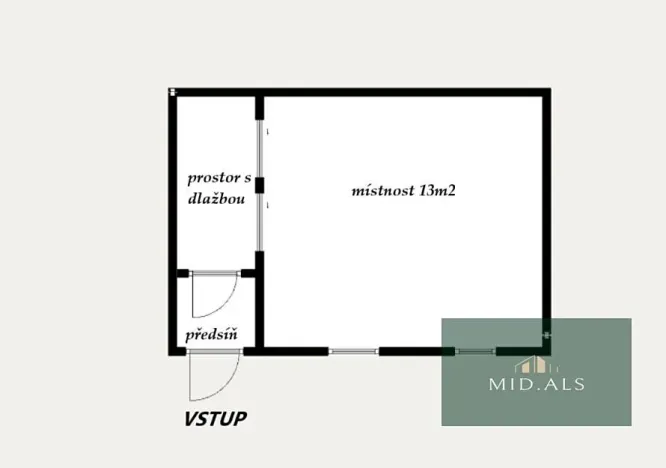 Pronájem chaty, Rokycany, Němčičky, 21 m2