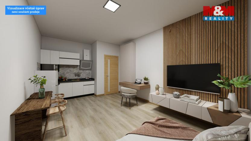 Prodej bytu 1+kk, Děčín - Děčín III-Staré Město, Žerotínova, 28 m2