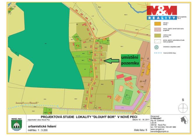 Prodej pozemku pro bydlení, Nová Pec, 1550 m2