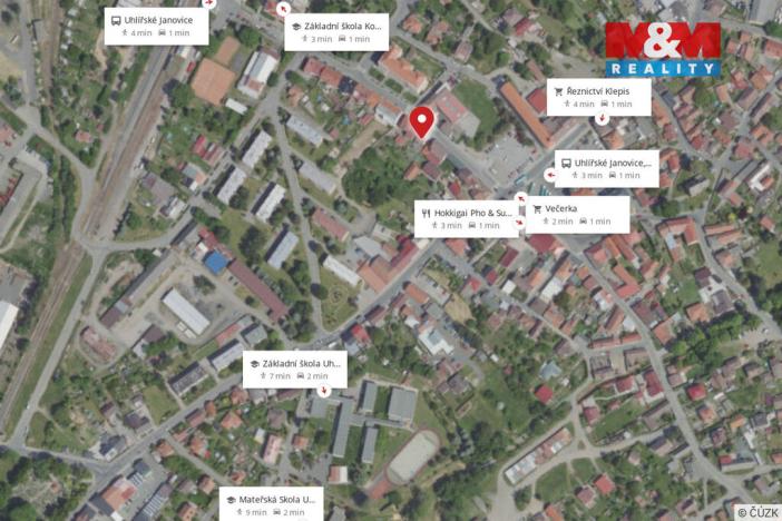 Prodej obchodního prostoru, Uhlířské Janovice, Komenského, 155 m2