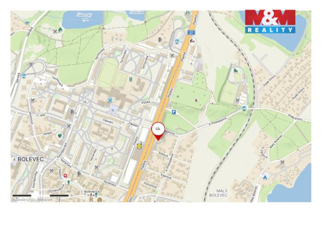 Pronájem bytu 2+kk, Plzeň - Bolevec, Plaská, 64 m2