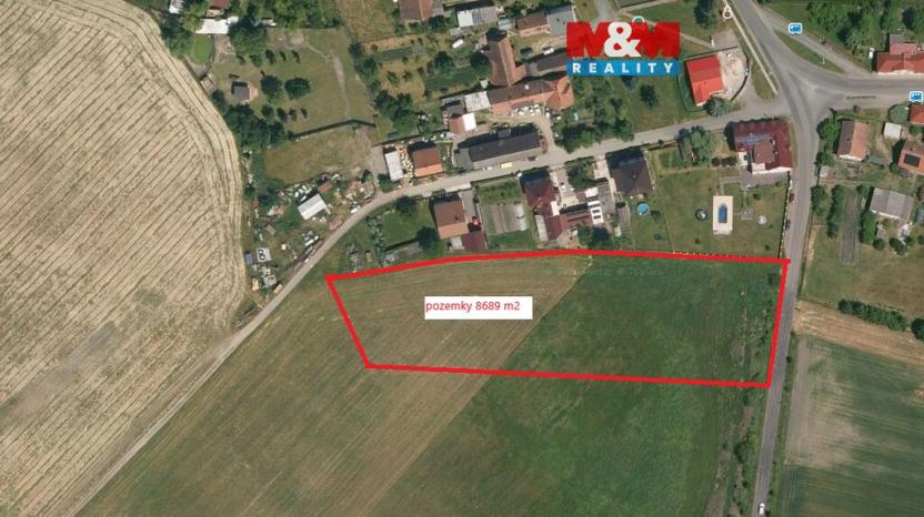 Prodej pozemku pro bydlení, Újezd u Přelouče, 8659 m2