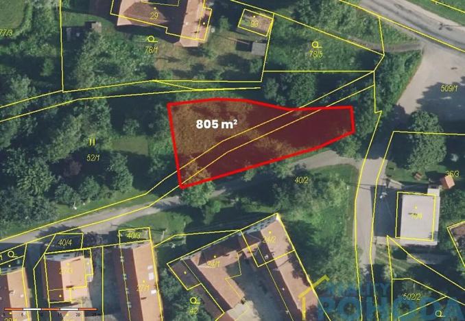 Prodej pozemku pro bydlení, Příluka, 805 m2