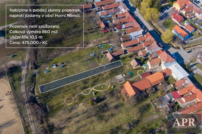 Prodej zahrady, Horní Němčí, 860 m2