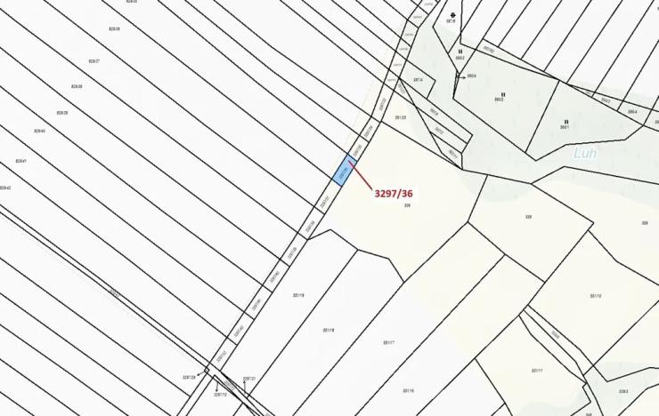 Dražba pozemku, Březník, 86 m2