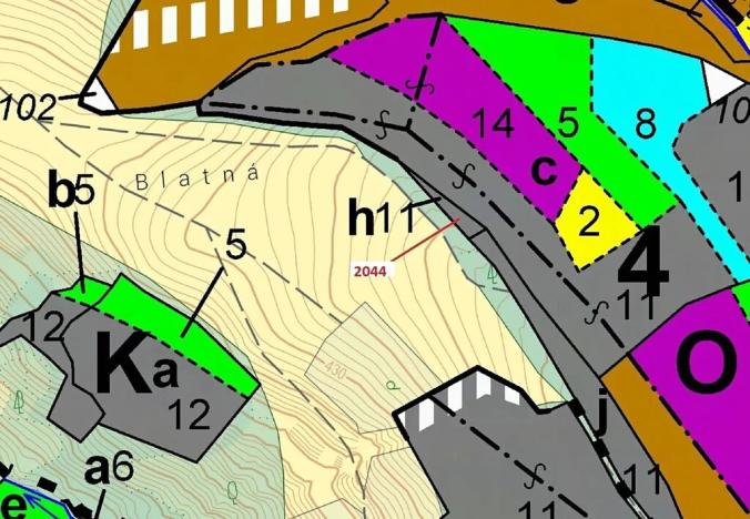 Dražba lesa, Slopné, 471 m2