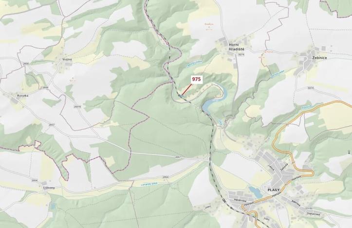 Dražba lesa, Plasy, 1287 m2