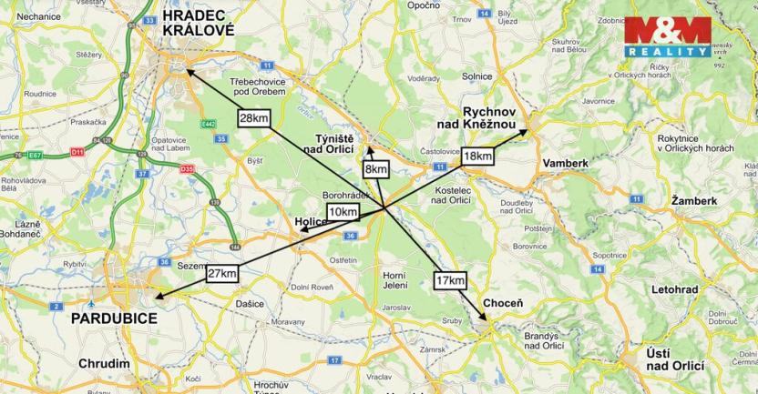 Prodej chaty, Borohrádek, 15 m2