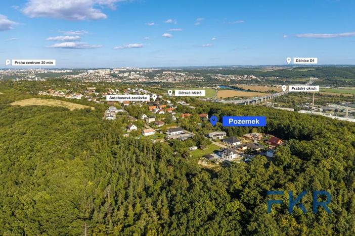 Prodej pozemku pro bydlení, Praha - Radotín, Minerální, 886 m2