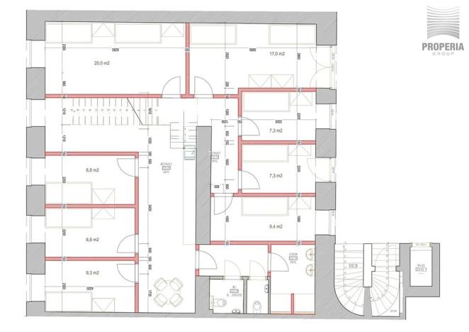 Pronájem ubytování, Brno, Štefánikova, 300 m2