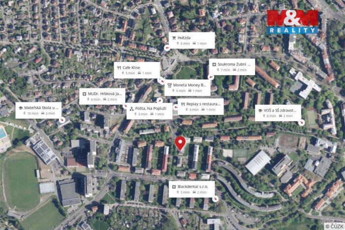 Prodej bytu 2+kk, Ústí nad Labem - Klíše, Na Popluží, 166 m2