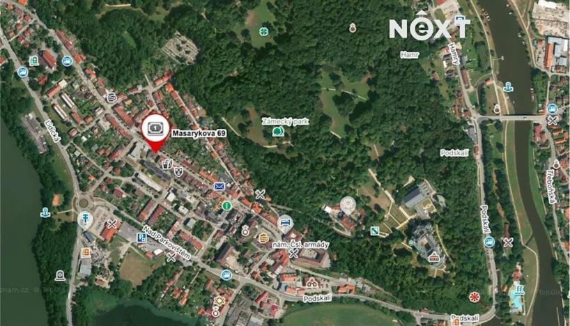 Pronájem bytu 2+kk, Hluboká nad Vltavou, Masarykova, 65 m2