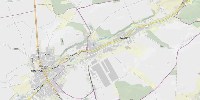 Dražba pozemku pro bydlení, Kvasiny, 1096 m2