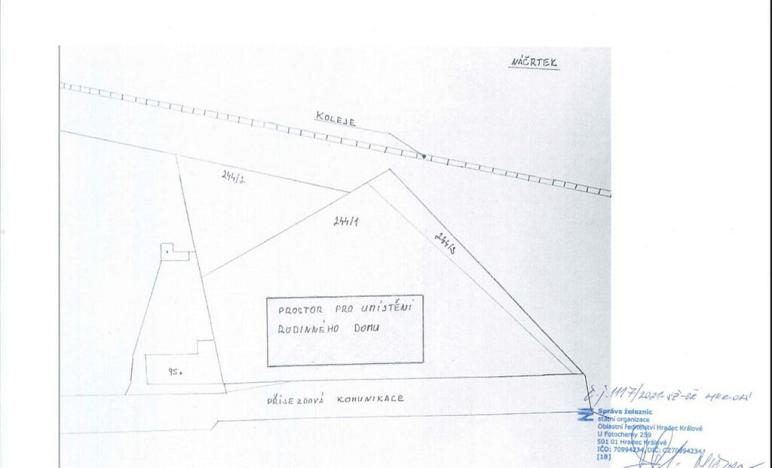 Prodej pozemku, Čeperka, K. Světlé, 1440 m2
