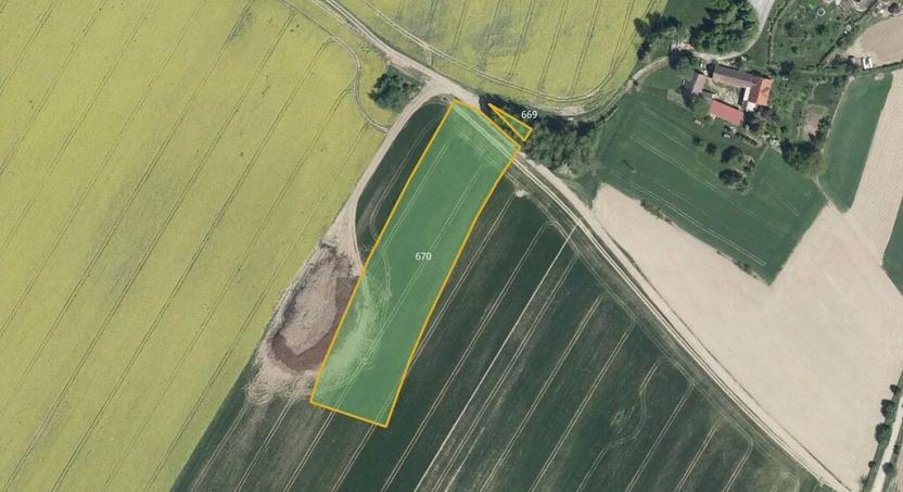 Prodej pole, Vyklantice, 7316 m2