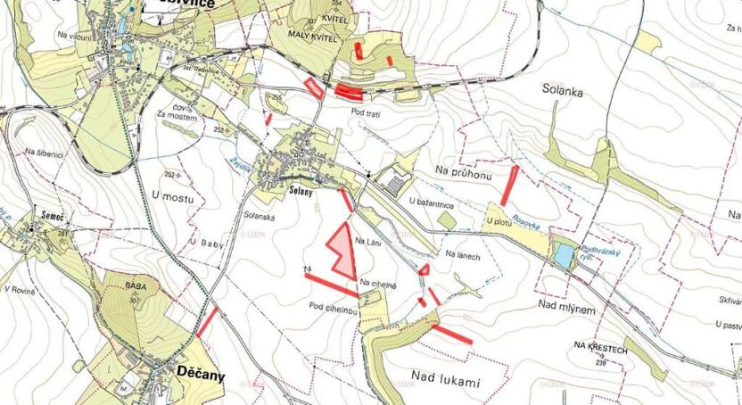 Prodej pole, Děčany, 78982 m2