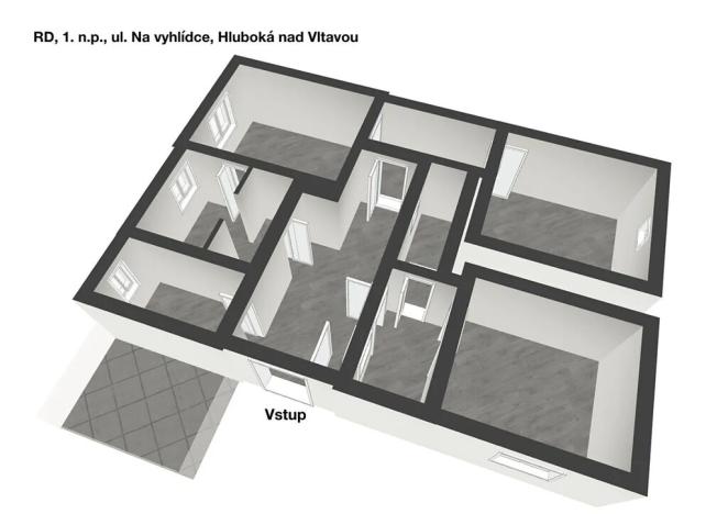 Prodej rodinného domu, Hluboká nad Vltavou, Na Vyhlídce, 155 m2
