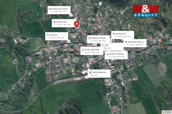 Pronájem bytu 4+1, Česká Kamenice, 5. května, 78 m2