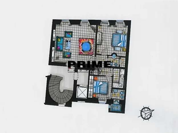 Pronájem bytu 3+1, Praha - Malá Strana, Hroznová, 73 m2