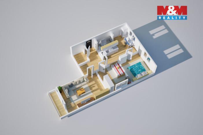 Prodej bytu 3+1, Ústí nad Labem - Krásné Březno, Družstevní, 65 m2