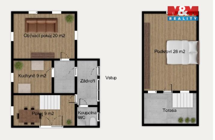Prodej rodinného domu, Paběnice, 82 m2