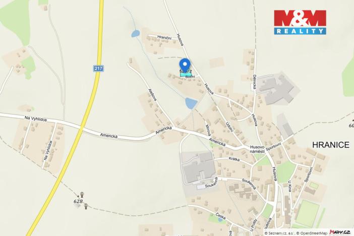 Prodej zahrady, Hranice, 2477 m2