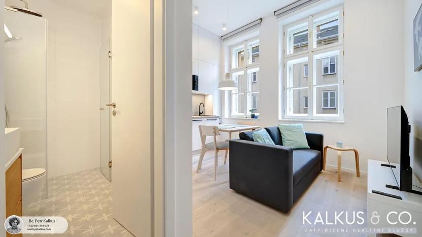 Pronájem bytu 2+kk, Hradec Králové, Eliščino nábřeží, 30 m2