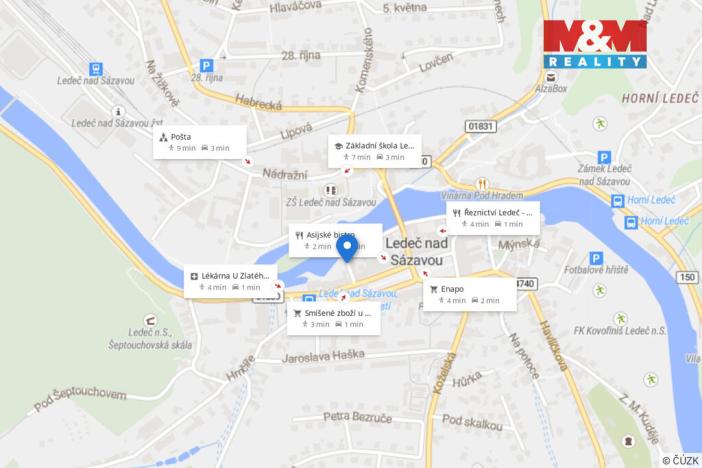 Prodej obchodního prostoru, Ledeč nad Sázavou, Mlýnská, 450 m2