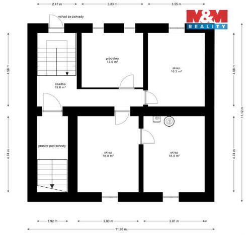 Prodej činžovního domu, Tábor, Josefa Švehly, 175 m2