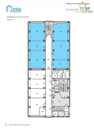Pronájem kanceláře, Ostrava, Varenská, 275 m2