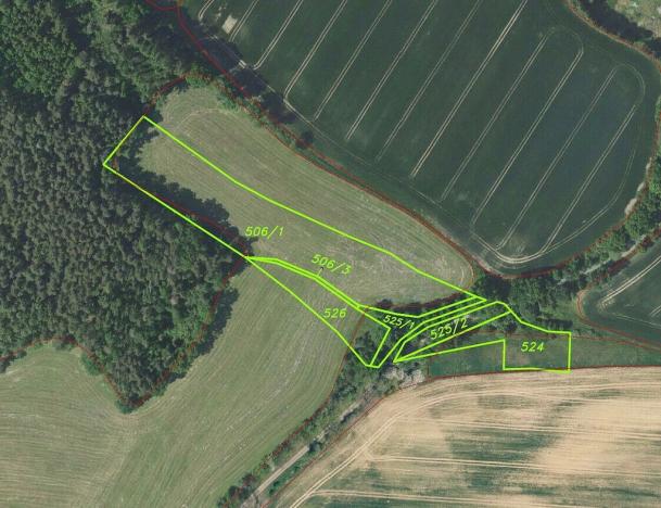 Prodej pole, Zvěstov, 51947 m2